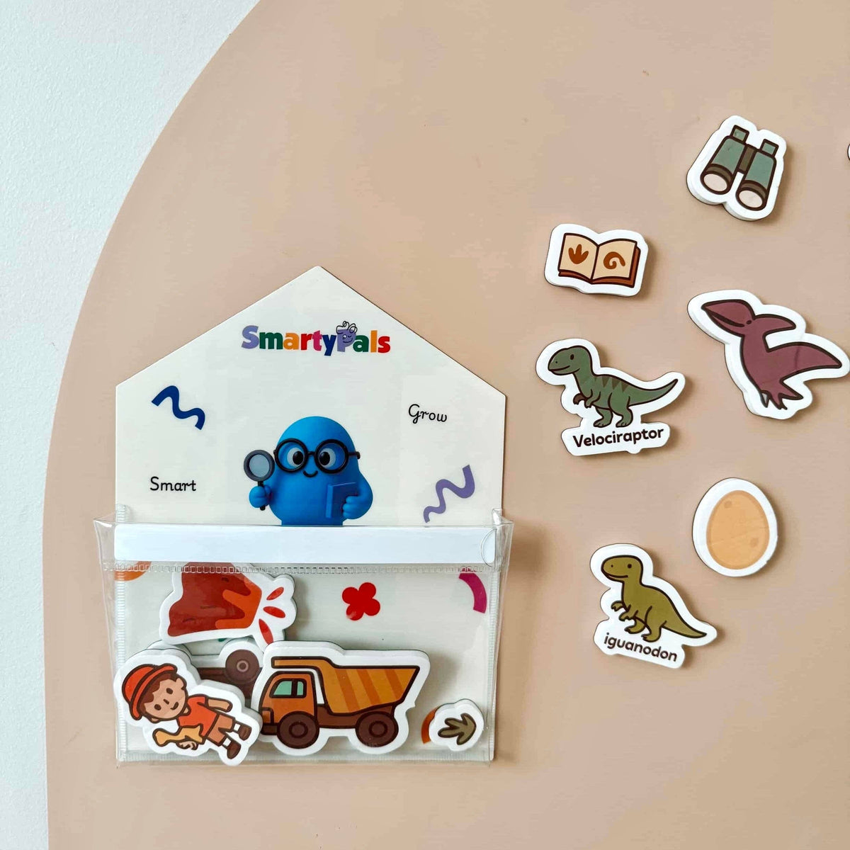 Magnetic Pen Holder | Smarty Pals Magnetic Playwall Organiser