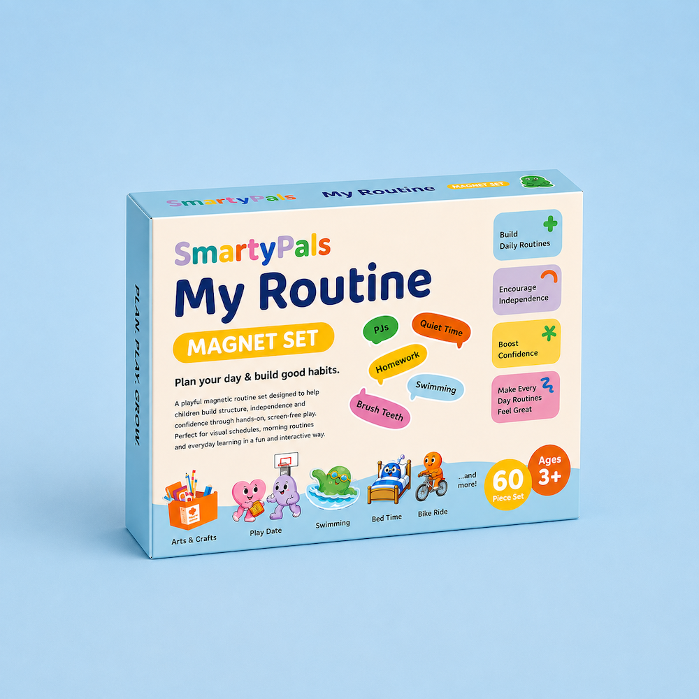 Routine Magnet Set | Smarty Pals Magnetic Routine Set for Kids