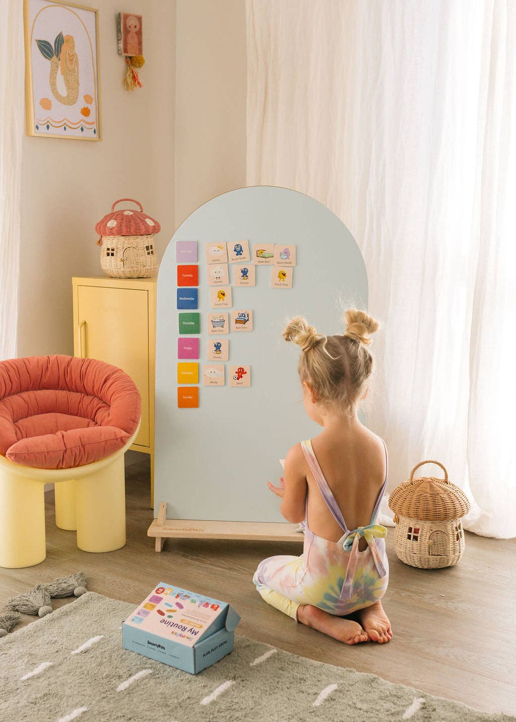 Routine Magnet Set | Smarty Pals Magnetic Routine Set for Kids