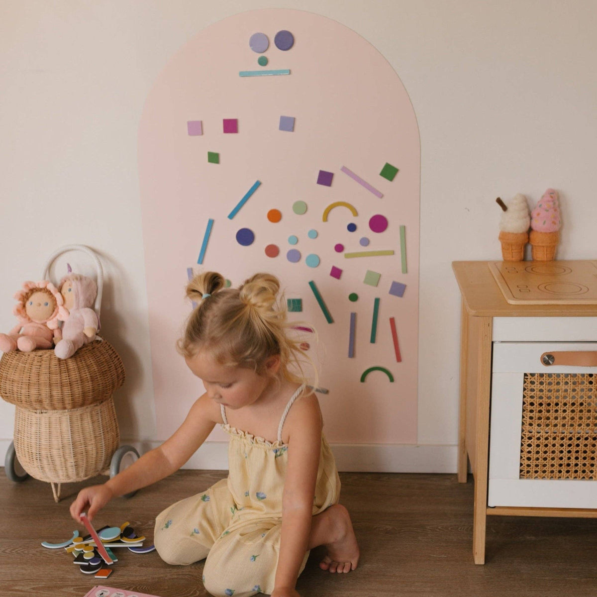 Magnetic Shapes Set | Smarty Pals Colour & Shape Magnets for Kids