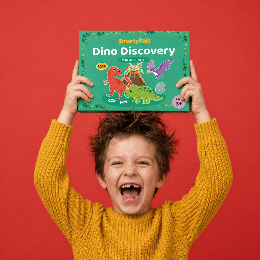 Dino Discovery Magnet Set | Dinosaur Magnets for Kids Imaginative Play