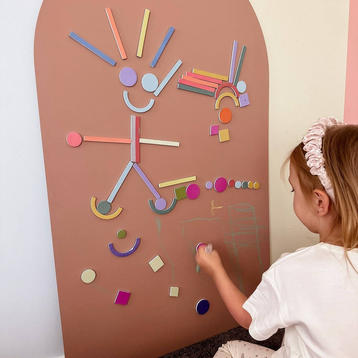 Magnetic Shapes Set | Smarty Pals Colour & Shape Magnets for Kids
