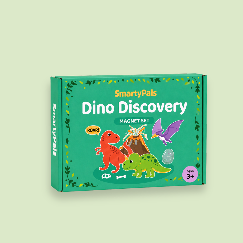 Dino Discovery Magnet Set | Dinosaur Magnets for Kids Imaginative Play