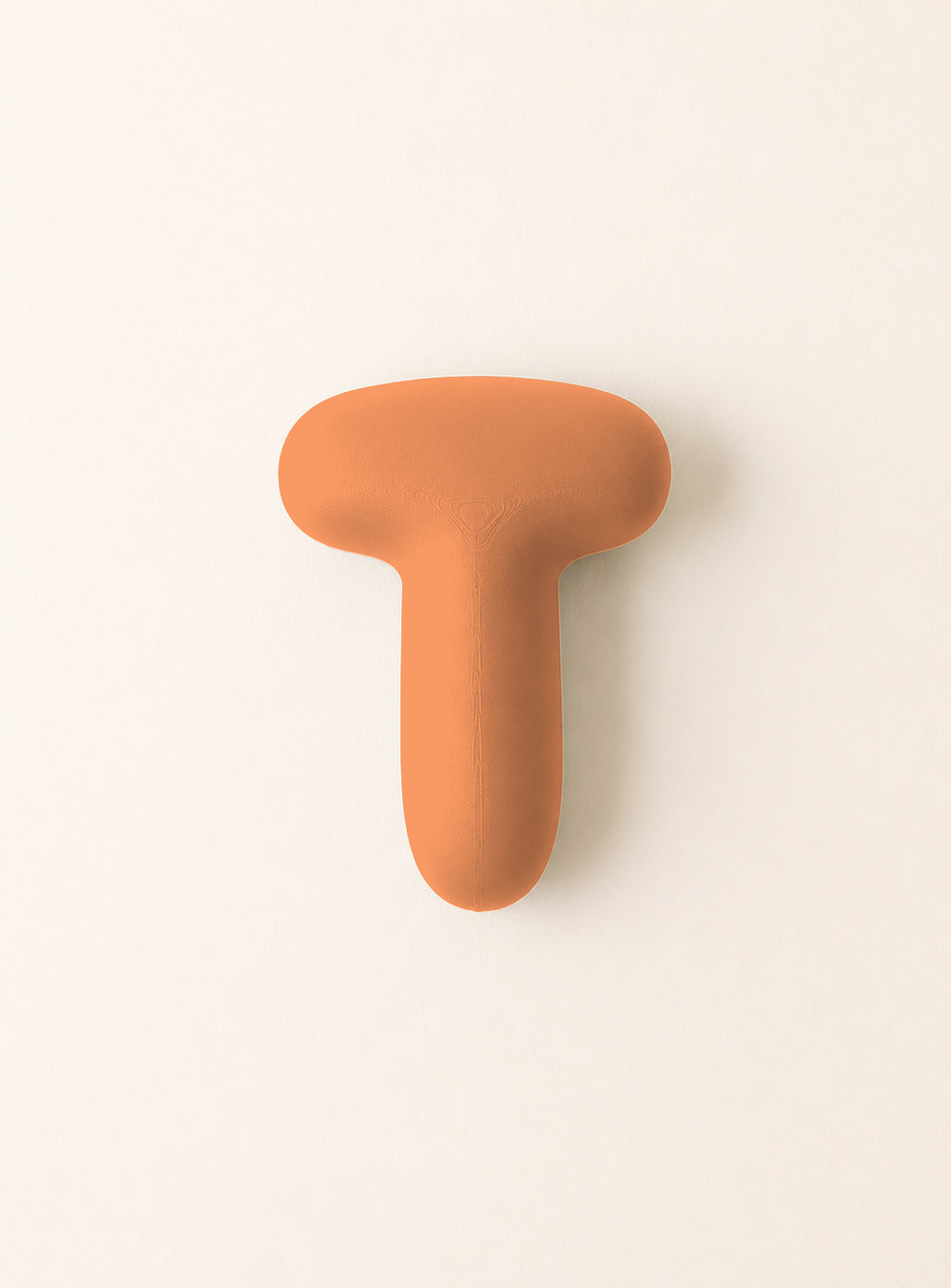 Marmalade orange  3D printed bubble letter colour swatch showcase made in New Zealand 