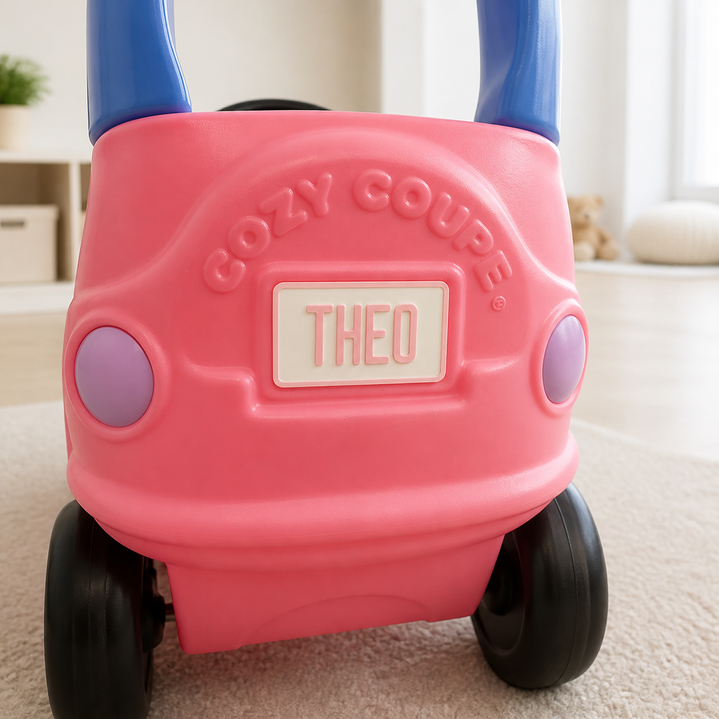 Personalised Kid's Little Tikes Licence Plates