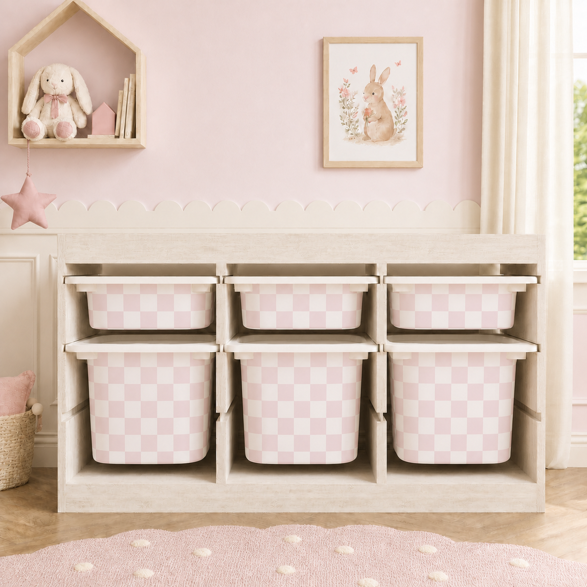 Decals / Stickers for Ikea Trofast (Pack of 3)