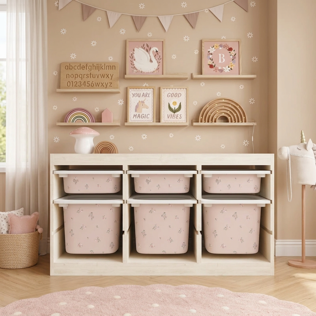 Decals / Stickers for Ikea Trofast (Pack of 3)