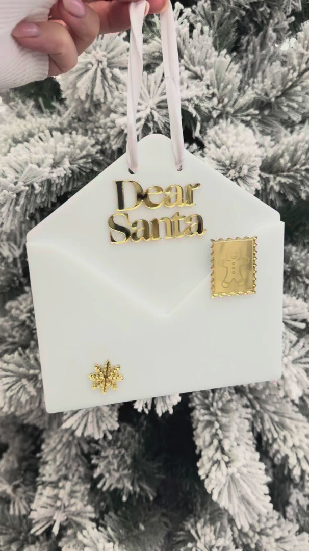 Christmas Envelope Keepsake - A Letter to Santa Tree Decoration