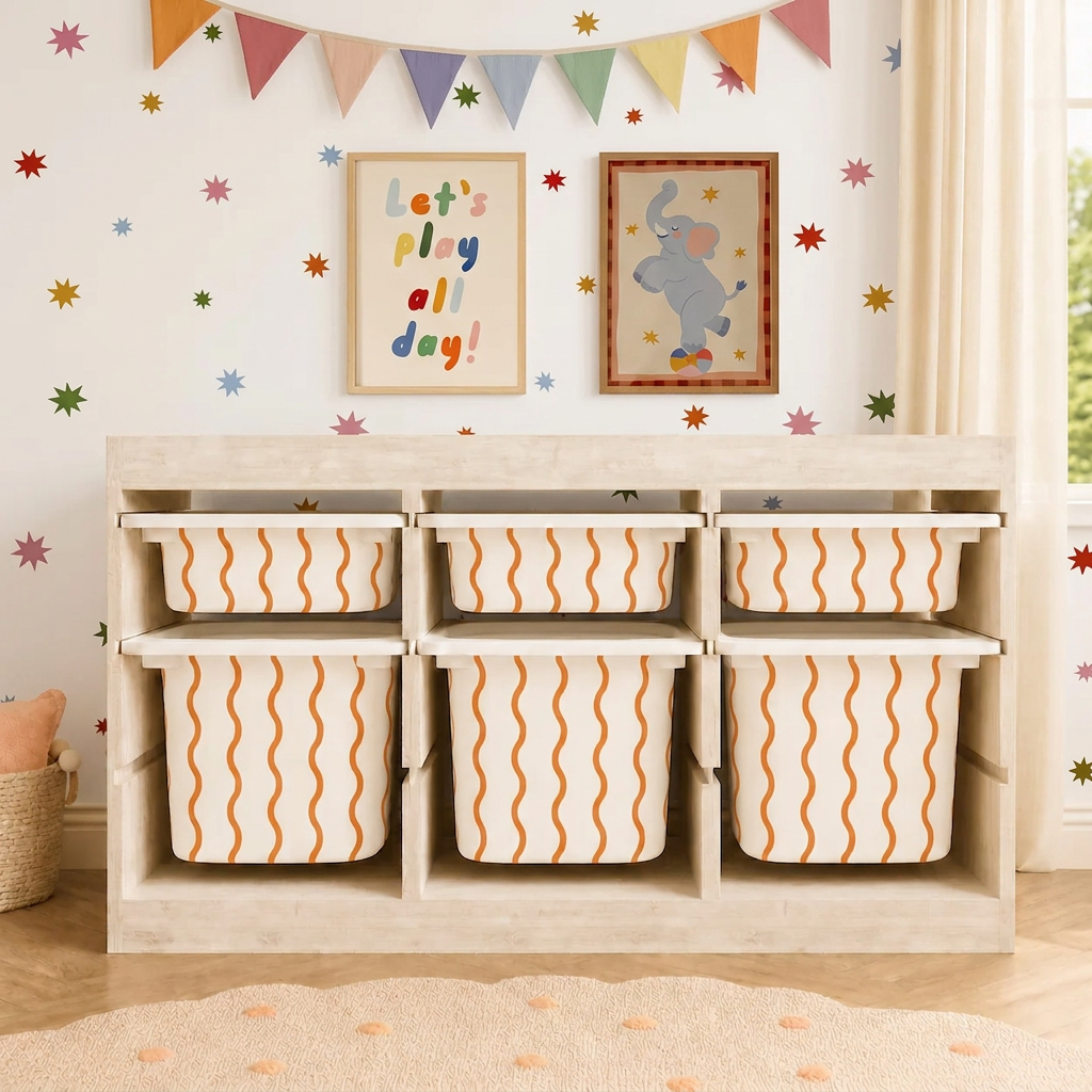 Decals / Stickers for Ikea Trofast (Pack of 3)
