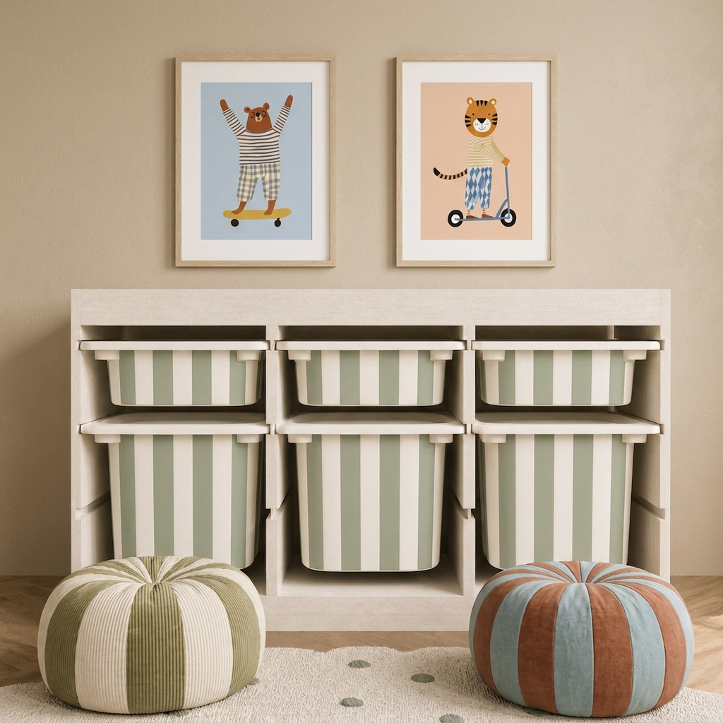 Decals / Stickers for Ikea Trofast (Pack of 3)