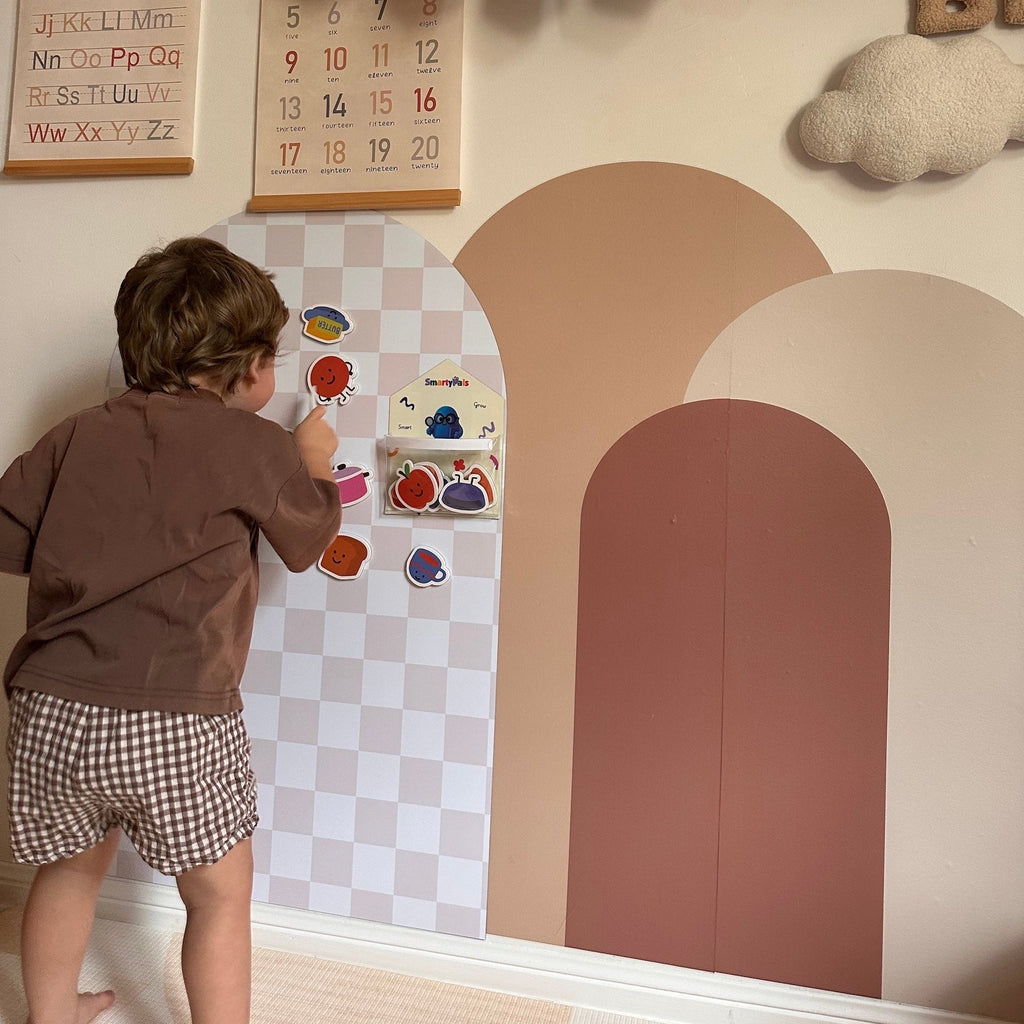 Magnetic Wall Decal NZ - Smarty Pals Magnet Wall