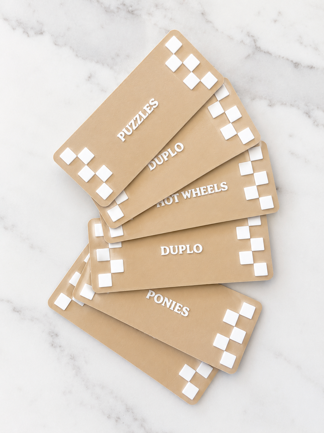 Toy Storage Labels (Pack of 6)